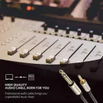 UGREEN 3.5mm إلى 6.35mm TRS ستيريو كابل صوت 3m (رمادي)