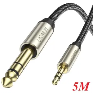 عرض UGREEN 3.5mm ذكر إلى 6.35mm ذكر كابل 5M