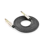 UGREEN 6.5mm ذكر إلى ذكر ستيريو Auxiliary Aux كابل صوت 2m (رمادي)