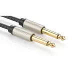 UGREEN 6.5mm ذكر إلى ذكر ستيريو Auxiliary Aux كابل صوت 5m (رمادي)