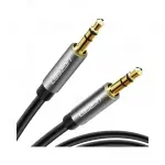 UGREEN 3.5mm ذكر إلى ذكر 4-Pole ميكروفون كابل صوت 1m (أزرق ألمنيوم shell + Braid)