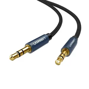 عرض UGREEN 3.5mm ذكر إلى ذكر كابل دائري 3m