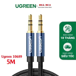 UGREEN 3.5mm Male To Male Round Cable 5m