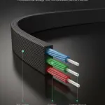 UGREEN 3.5mm ذكر إلى 3.5mm ذكر Straigth إلى angle كابل مسطح 3m (أسود)