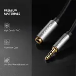 UGREEN 3.5mm ذكر إلى 3.5mm ذكر كابل 0.5m (أسود)