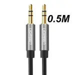 UGREEN 3.5mm ذكر إلى 3.5mm ذكر كابل 0.5m (أسود)