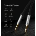 UGREEN 3.5mm ذكر إلى 3.5mm ذكر كابل 1m (أسود)