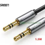 UGREEN 3.5mm ذكر إلى 3.5mm ذكر كابل 1.5m (أسود)