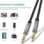 UGREEN 3.5mm ذكر إلى 3.5mm ذكر كابل 2m (أسود)