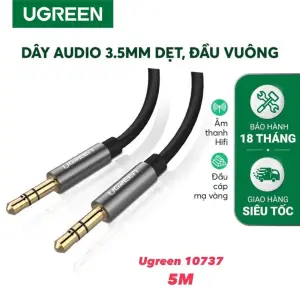 عرض UGREEN 3.5mm Male to 3.5mm Male Cable 5m (Black)