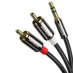 UGREEN 3.5mm Male to 2RCA Male Cable 1m (Black)