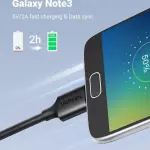 UGREEN USB 3.0 A ذكر إلى Micro USB 3.0 ذكر كابل 0.5m (أسود)
