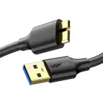 UGREEN USB 3.0 A ذكر إلى Micro USB 3.0 ذكر كابل 1m (أسود)