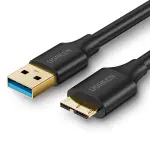 UGREEN USB 3.0 A ذكر إلى Micro USB 3.0 ذكر كابل 1m (أسود)
