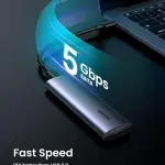 UGREEN USB 3.0 إلى M.2 NGFF 5G حاوية A إلى C كابل 50cm