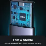 UGREEN USB 3.0 إلى M.2 NGFF 5G حاوية A إلى C كابل 50cm