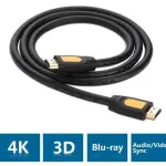 UGREEN HDMI Round Cable 15m 4K@30Hz HDMI 1.4(Yellow/Black)