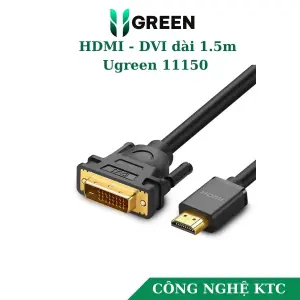 UGREEN HDMI إلى DVI كابل 1.5m (أسود)