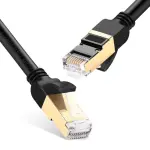 UGREEN Cat 7 F/FTP كابل شبكة 1m (أسود)