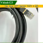 UGREEN Cat 7 F/FTP كابل شبكة 5m (أسود)