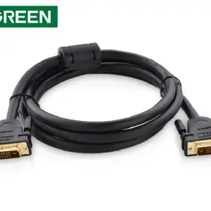 عرض UGREEN DVI (24+1) Male to Male Cable Gold Plated 2m (Black)