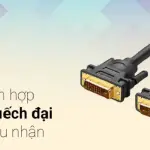 UGREEN DVI (24+1) Male to Male Cable Gold Plated 2m (Black)