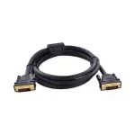 UGREEN DVI (24+1) كابل ذكر إلى ذكر مطلي بالذهب 1.5m (أسود)
