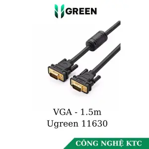 عرض UGREEN VGA Male to Male Cable 1.5m (Black)