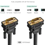 UGREEN VGA كابل ذكر إلى ذكر 2m (أسود)