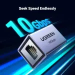 UGREEN RJ45 إيثرنت موصل 1-عبوة (رمادي فضائي)