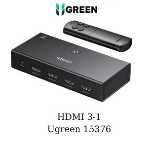 UGREEN HDMI مبدّل 3 دخل 1 خرج