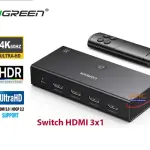 UGREEN HDMI مبدّل 3 دخل 1 خرج