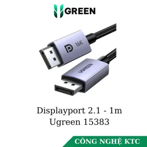 عرض UGREEN DP 8K 2.1 كابل ذكر إلى ذكر 1M