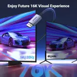 UGREEN DP 8K 2.1 كابل ذكر إلى ذكر 2M