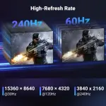 UGREEN DP 8K 2.1 كابل ذكر إلى ذكر 2M