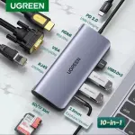 UGREEN USB-C to 2-Port USB-A + 2-Port USB-C Hub Up to 5Gpbs Without Power Port (Aluminium Case)