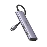 UGREEN USB-C إلى 2-منفذ USB-A + 2-منفذ موزع USB-C حتى 5Gpbs Without منفذ طاقة (ألمنيوم علبة)