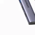 UGREEN USB-C إلى 1*USB 3.0 حتى 5Gpbs + 2*USB 2.0 حتى 480Mbps + HDMI منفذ مع PD 100Watt محول (ألمنيوم علبة)