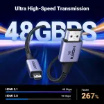 UGREEN من Micro HDMI إلى HDMI 8K كابل 1m