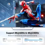 UGREEN HDMI 8K ذكر إلى أنثى كابل تمديد 0.15M