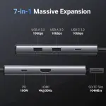 UGREEN USB-C To HDMI+2*USB 3.2 A+ USB-C 3.2+SD/TF+PD Converter