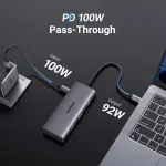 UGREEN USB-C To HDMI+2*USB 3.2 A+ USB-C 3.2+SD/TF+PD Converter