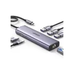 UGREEN USB-C to 3*USB 3.0 A + HDMI 4K@30Hz + RJ45 Gigabit + PD Multifunction Adapter