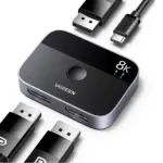 UGREEN DP 2*1 مبدّل ثنائي الاتجاه