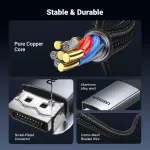 UGREEN DP ذكر إلى HDMI ذكر 4K كابل 2M