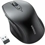 UGREEN Ergonomic Wireless Mouse (White Gray)