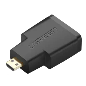 UGREEN Micro HDMI ذكر إلى HDMI أنثى محول (أسود)