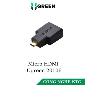 View UGREEN Micro HDMI Male to HDMI Female Adapter (Black)