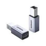 UGREEN USB2.0 USB-C/F إلى USB2.0 B/M محول غلاف ألمنيوم
