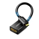 UGREEN Micro HDMI ذكر إلى HDMI أنثى محول كابل 22cm(أسود)